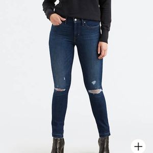 Levi’s 311 Shaping Skinny Jeans, Destructed